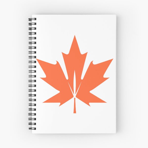 Item preview, Minimalist Orange Maple Leaf - Elegant and Simple Nature Art designed and sold by UniGift.