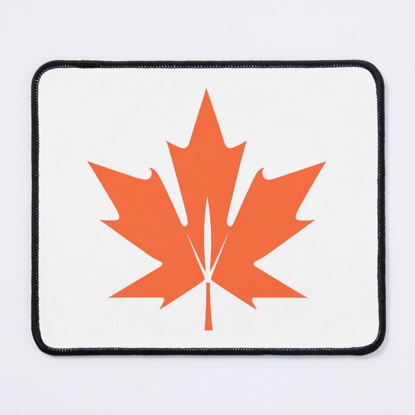 Item preview, Minimalist Orange Maple Leaf - Elegant and Simple Nature Art designed and sold by UniGift.