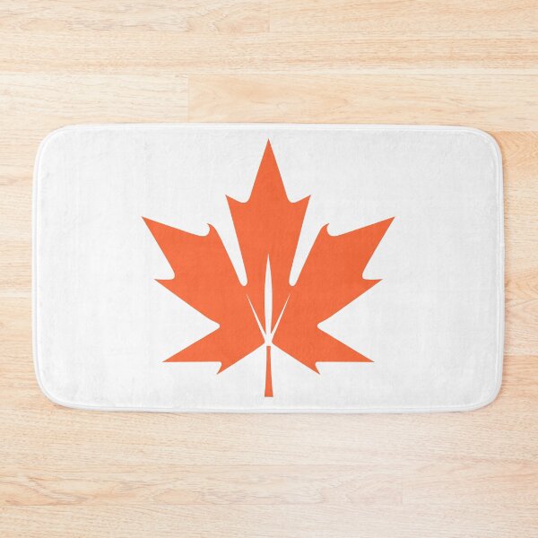 Item preview, Minimalist Orange Maple Leaf - Elegant and Simple Nature Art designed and sold by UniGift.