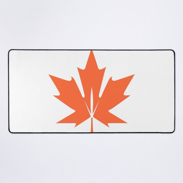 Item preview, Minimalist Orange Maple Leaf - Elegant and Simple Nature Art designed and sold by UniGift.