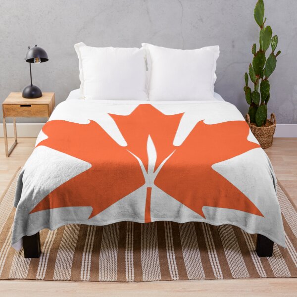 Item preview, Minimalist Orange Maple Leaf - Elegant and Simple Nature Art designed and sold by UniGift.