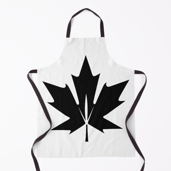 Item preview, Minimalist Black Maple Leaf - Elegant and Bold Nature Art designed and sold by UniGift.
