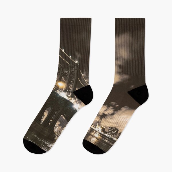Item preview, brooklyn bridge at night designed and sold by franckreporter.