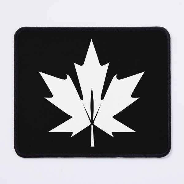 Item preview, Minimalist White Maple Leaf - Elegant and Pure Nature Art designed and sold by UniGift.