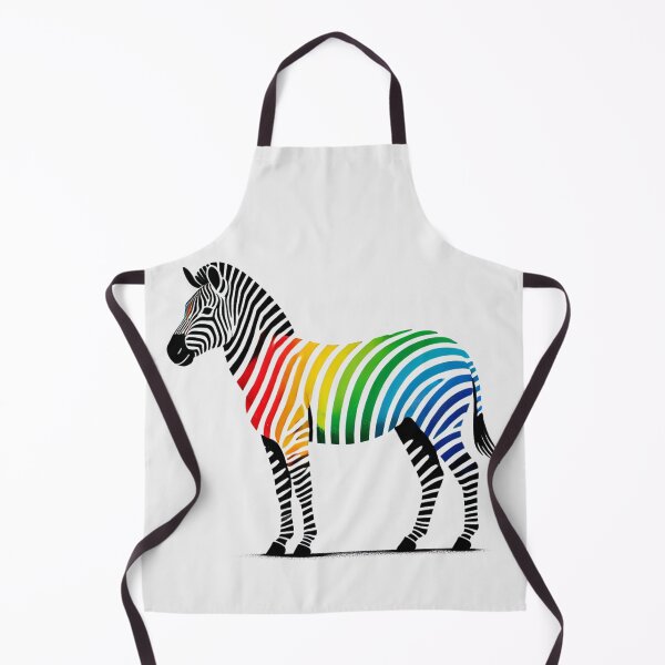 Item preview, Zebra with a Colorful Rainbow Body designed and sold by Blink Art Studio.