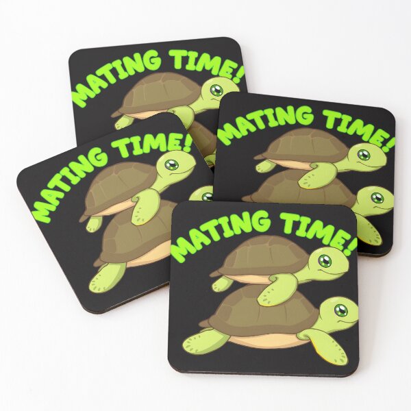 Item preview, Turtle Mating: Whimsical Sea Life Illustration designed and sold by NeoArtworks.