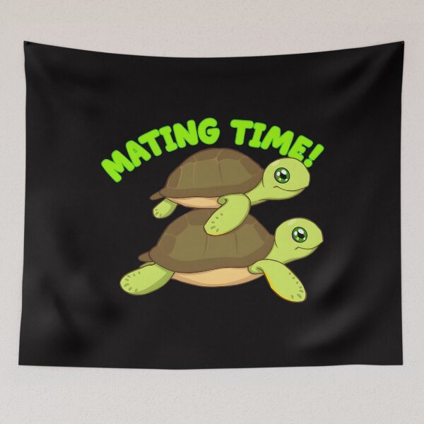 Item preview, Turtle Mating: Whimsical Sea Life Illustration designed and sold by NeoArtworks.