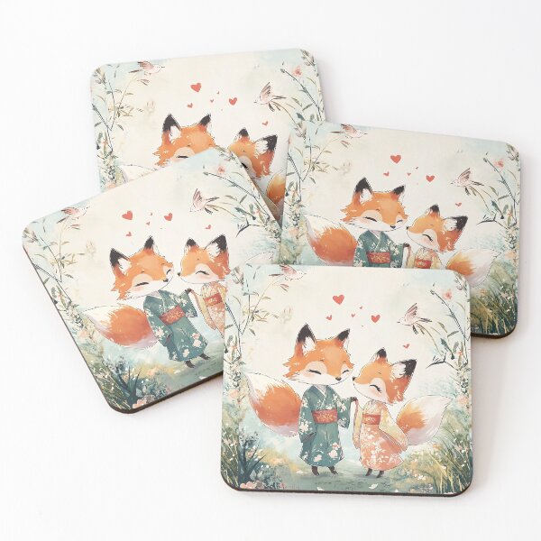 Item preview, Foxes couple in Japan designed and sold by EstFrost.