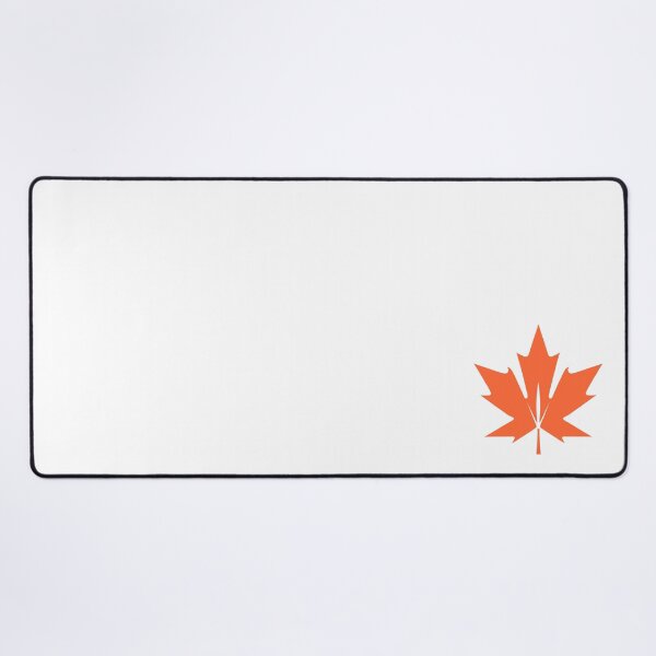 Item preview, Orange Maple Leaf in Minimalist Style - Sleek and Modern Design designed and sold by UniGift.