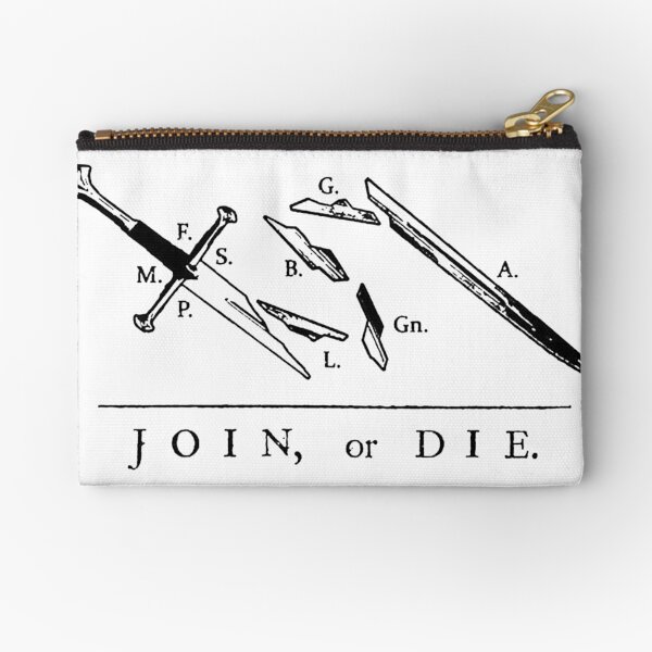 Join or Die // Fellowship of the Ring Zipper Pouch