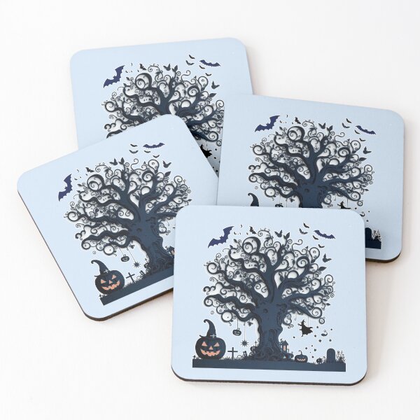 Item preview, A Black Tree of Halloween Onaments  designed and sold by Nanthanon.