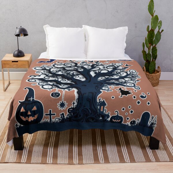 Item preview, A Black Tree of Halloween Onaments  designed and sold by Nanthanon.