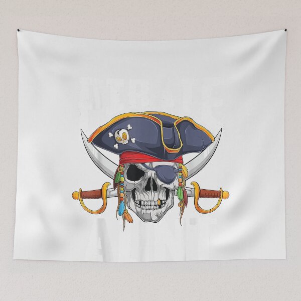 Item preview, Family Skulls Pirate Aunt Jolly Roger Crossbones Funny Flag Graphic Birthday designed and sold by MOHAMED FRASER.