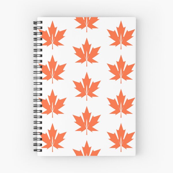 Item preview, Orange Maple Leaf in Minimalist Style - Sleek and Modern Design designed and sold by UniGift.