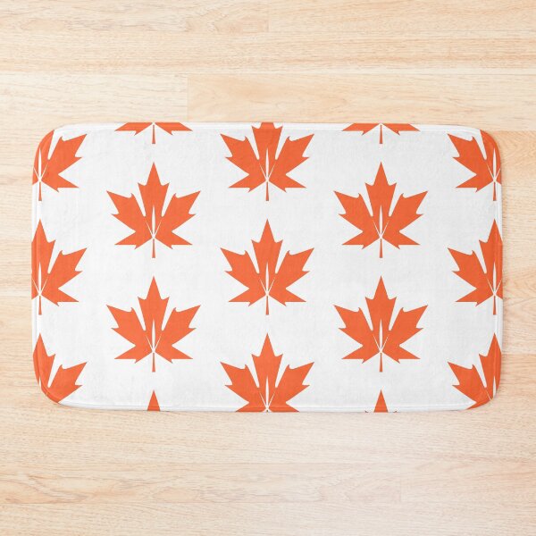 Item preview, Orange Maple Leaf in Minimalist Style - Sleek and Modern Design designed and sold by UniGift.