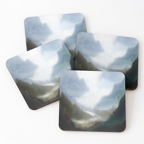 Item preview, misty Himalaya mountain landscape designed and sold by SamirArt.