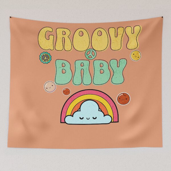 Item preview, Groovy Baby Flowers 70s Inspired Design for whole family designed and sold by NymeriaH.