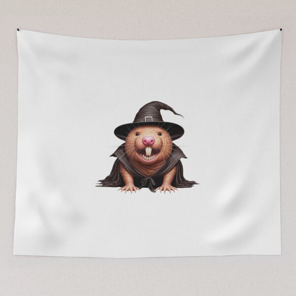Item preview, Halloween Witch Naked Mole Rat designed and sold by MagickDragon.