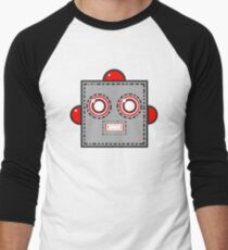 Robot Head Men's Baseball ¾ T-Shirt