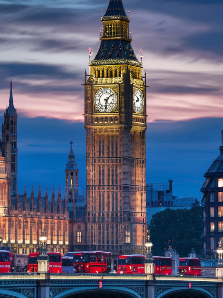 Thumbnail 4 of 4, iPhone Case, Big Ben At Dusk designed and sold by Patricks-Art.