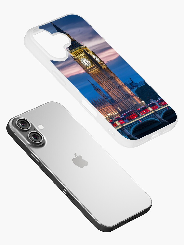 Thumbnail 2 of 5, iPhone Case, Big Ben At Dusk designed and sold by Patricks-Art.