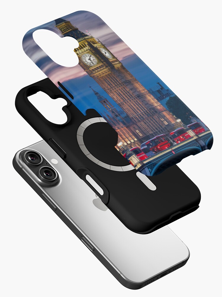 Thumbnail 2 of 4, iPhone Case, Big Ben At Dusk designed and sold by Patricks-Art.