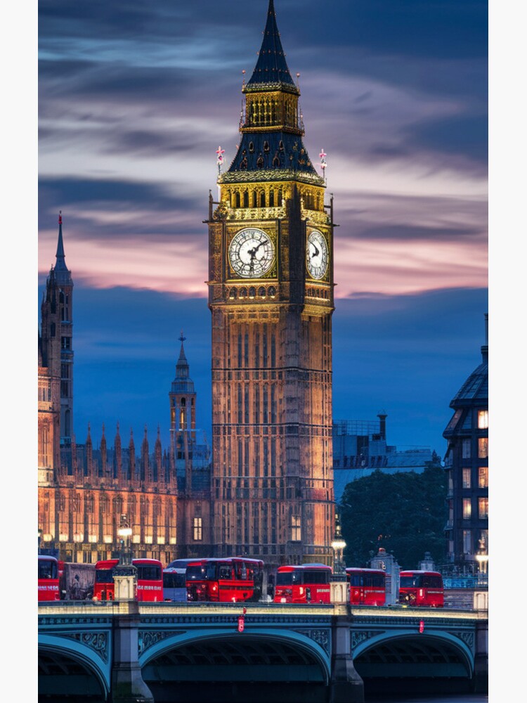 Thumbnail 4 of 4, Samsung Galaxy Phone Case, Big Ben At Dusk designed and sold by Patricks-Art.