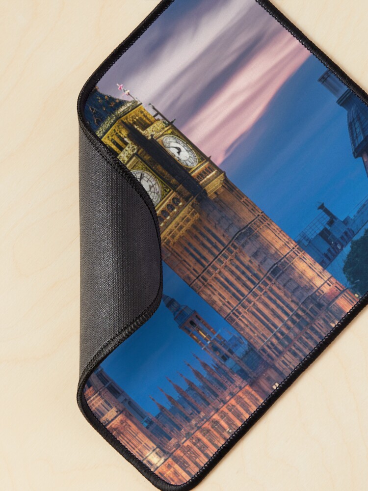 Thumbnail 2 of 5, Mouse Pad, Big Ben At Dusk designed and sold by Patricks-Art.