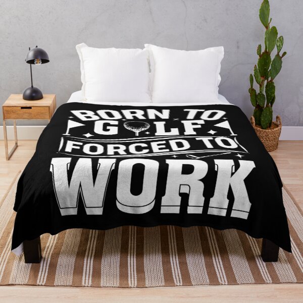 Item preview, Born to Golf Forced to Work Funny designed and sold by PrintCrafting.