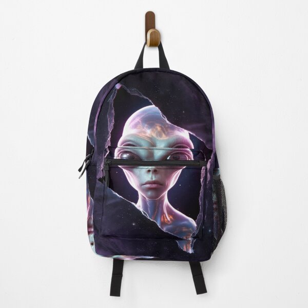 Item preview, Realistic 3D Alien Emerging from Cosmic Rift designed and sold by ZetaDream.