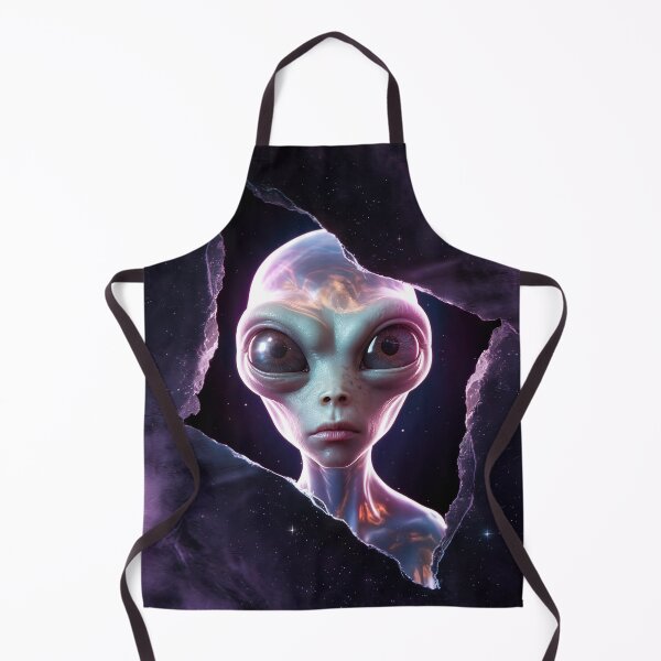 Item preview, Realistic 3D Alien Emerging from Cosmic Rift designed and sold by ZetaDream.