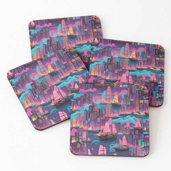 Item preview, Hong Kong Horizons designed and sold by ZenOfAIarts.