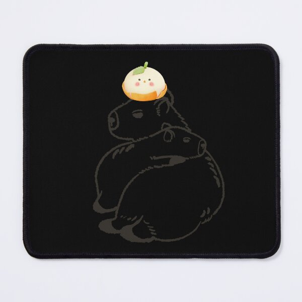Item preview, Mother and child, orange-headed capybara designed and sold by poonzapoon.