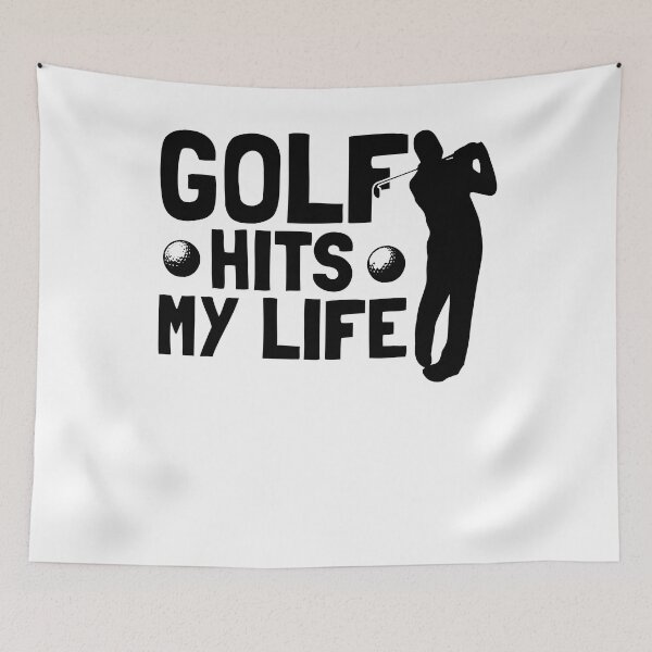 Item preview, Golf Hits My Life Funny designed and sold by PrintCrafting.