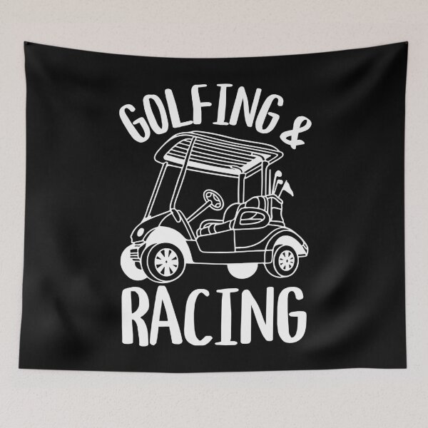 Item preview, Golfing and Racing Funny Golf Cart designed and sold by PrintCrafting.