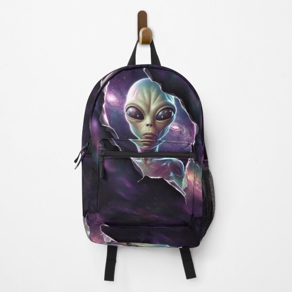 Item preview, Realistic 3D Alien Peering Through Cosmic Rift designed and sold by ZetaDream.