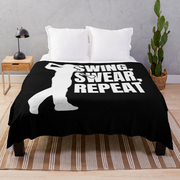 Item preview, Swing, Swear, Repeat Funny Golf designed and sold by PrintCrafting.