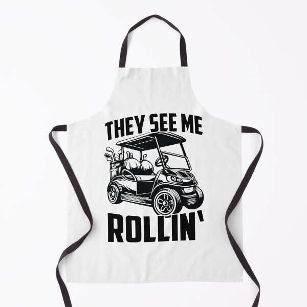 Item preview, They See Me Rollin' Golf Cart designed and sold by PrintCrafting.