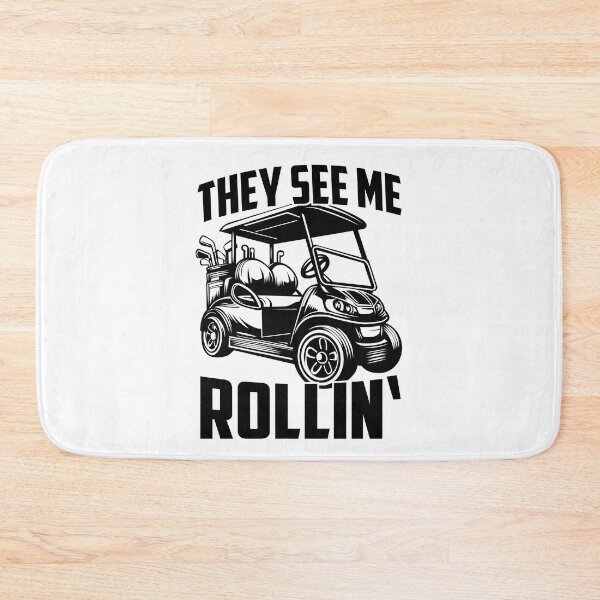 Item preview, They See Me Rollin' Golf Cart designed and sold by PrintCrafting.