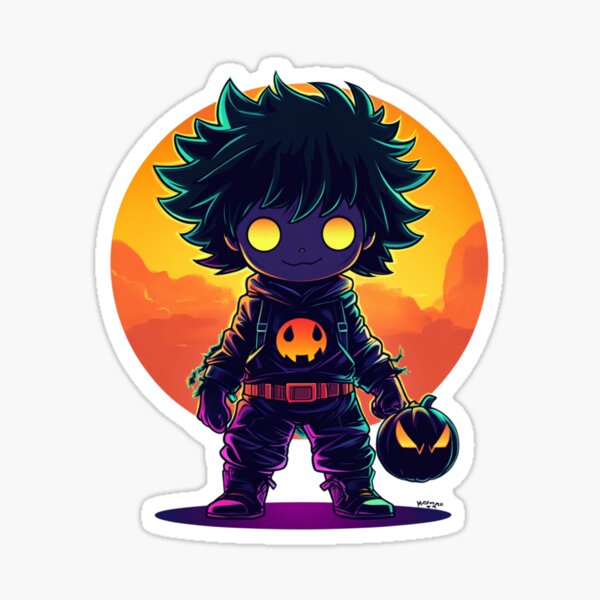Item preview, Halloween Hero Deku Spooky Design designed and sold by KakangMudi.