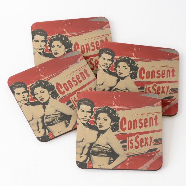 Item preview, CONSENT IS SEXY THE LOVERS designed and sold by AHumanInTheLoop.
