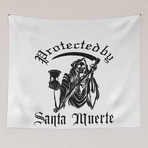 Item preview, Day Of The Dead - Praying - Protected by Santa Muerte designed and sold by MOHAMED FRASER.