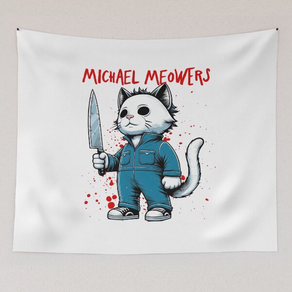 Item preview, Michael Meowers Funny Halloween Cat Lover designed and sold by Aredbox.