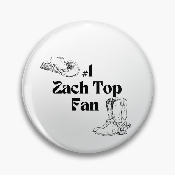 Item preview, Number 1 Zach Top Fan Sticker designed and sold by avalans.