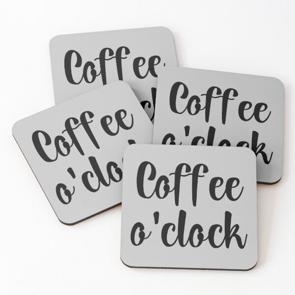 Item preview, Coffee O'Clock | Stylish Coffee Time Design designed and sold by UniGift.