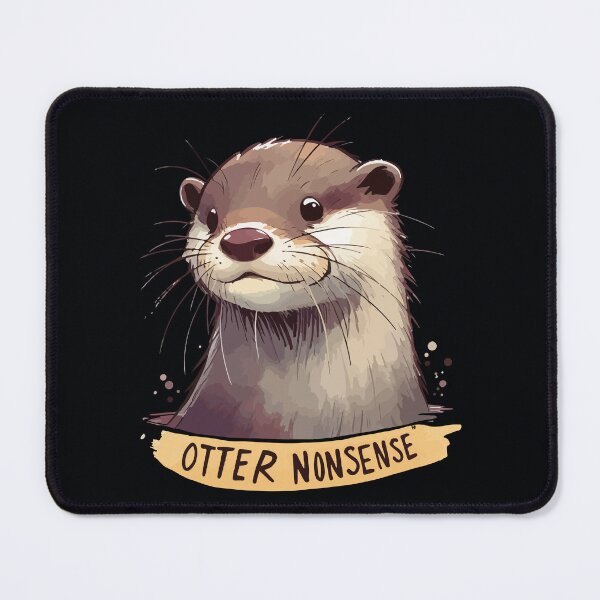 Item preview, Funny Sketchy Otter Nonsense designed and sold by TomFrontierArt.