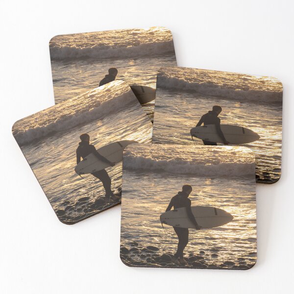 Item preview, Sunset Surfer at Westward Ho designed and sold by twymanphoto.