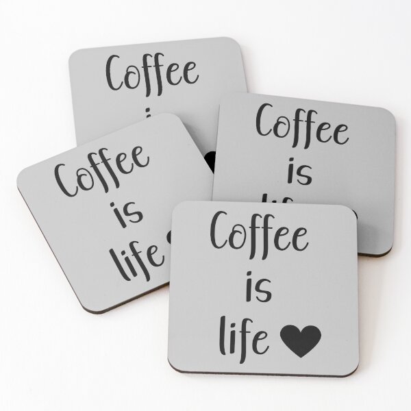 Item preview, Coffee is Life : Bold Coffee Lover Quote Design designed and sold by UniGift.
