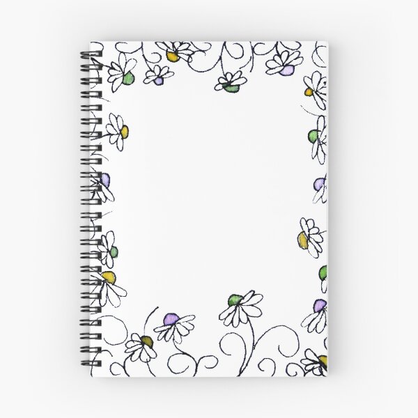 Item preview, Frame of Black Ink Daisies designed and sold by Aithlin123.