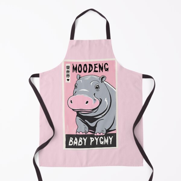 Item preview, Wanted Moo Deng Loves World The Pygmy Baby Hippo Safari Park Animals Hippopotamus designed and sold by wigobun.